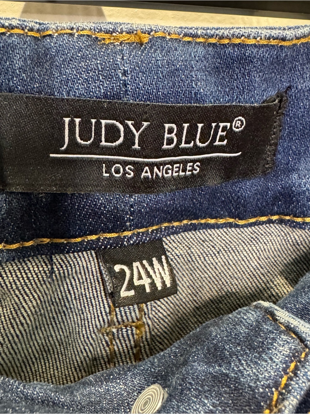 NEW Judy Blue Plus Women's 24W Sienna Classic Button Fly Ankle Skinny Denim Jean - Picture 6 of 8
